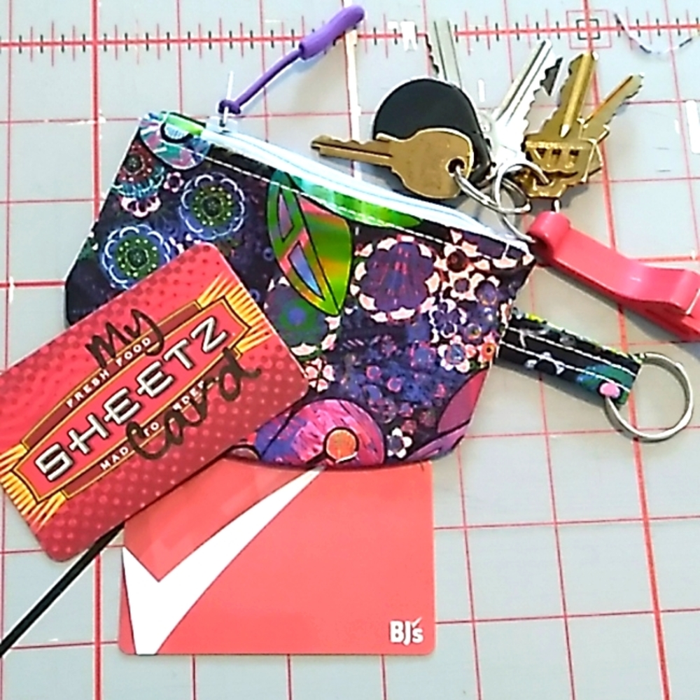 Coin Keychain zippered pouch
